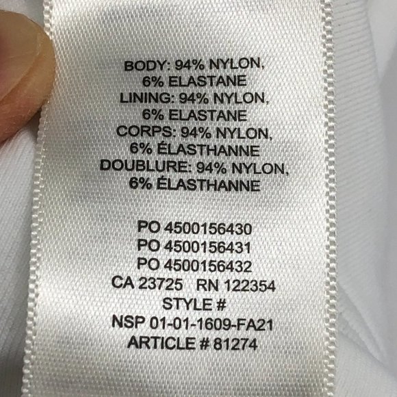 Aritzia Babaton Contour Straight Neck Bodysuit Square-neck cap-sleeve bodysuit L - Picture 7 of 16